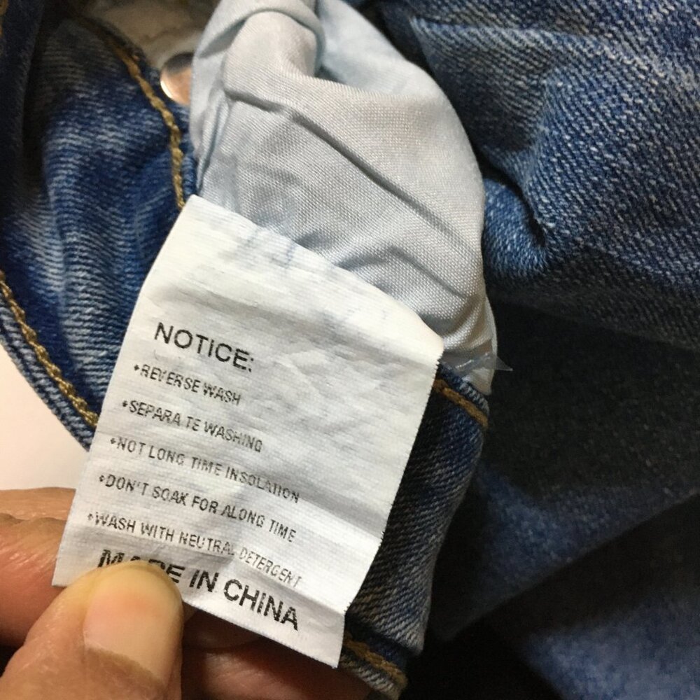 Funuca Straight Leg Jeans for Women ,High Waisted Wide Leg Loose ,Blue, Size 6 - Picture 5 of 6